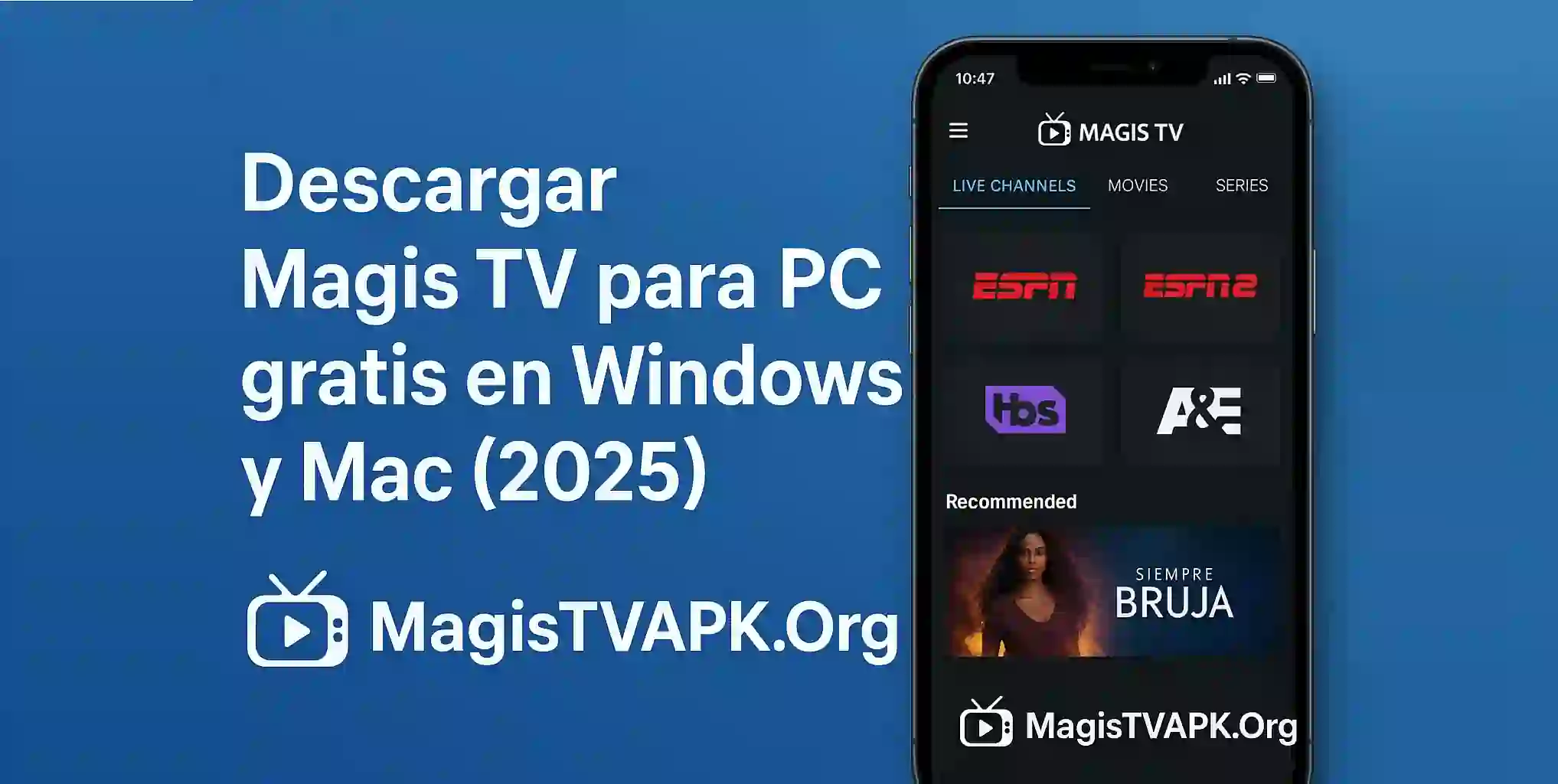Magis TV pour PC - Téléchargement gratuit sur Windows et Mac 2025